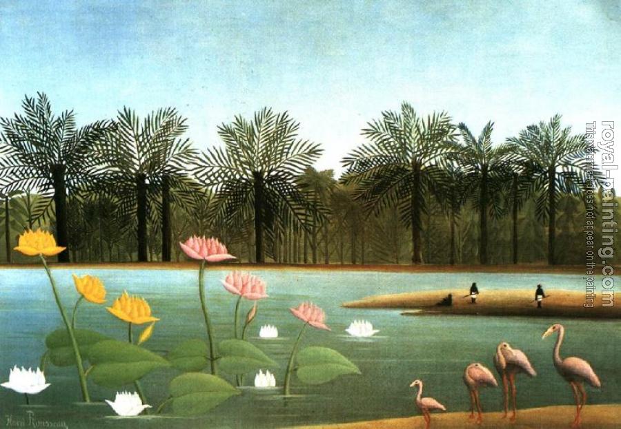 Henri Rousseau : The Flamingos